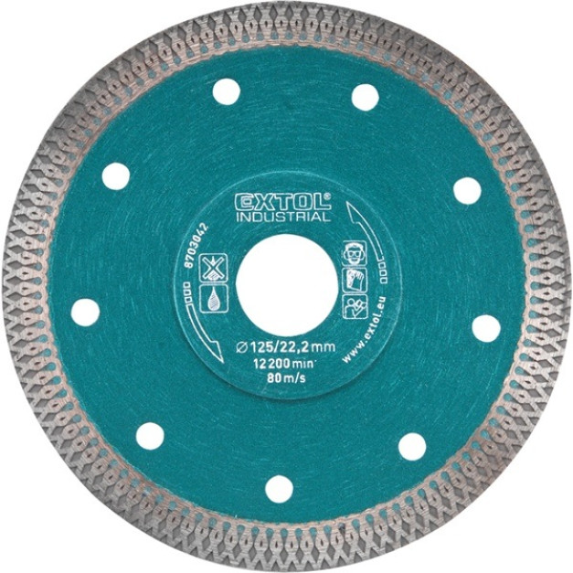 Extol Industrial Turbo ipari gyémántvágó 230mm, vékonyított