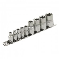 Extol E-TORX dugófej klt, 9 részes, sínen