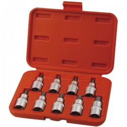 Extol 9 részes torx bitdugófej klt. 1/2"