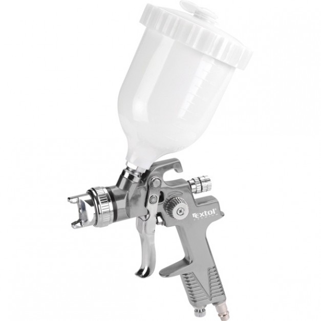 Extol HVLP felsőtartályos festékszóró 600ml 1/4"