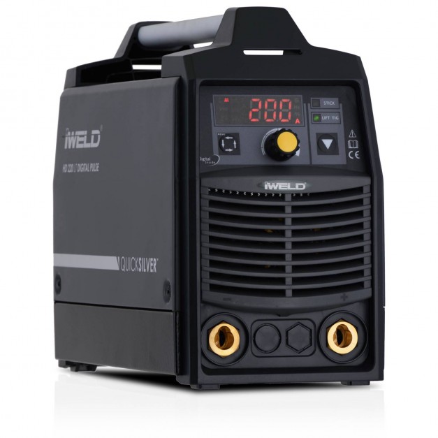 Iweld HD 200 A-os inverteres MMA / AWI hegesztő + tartozékok