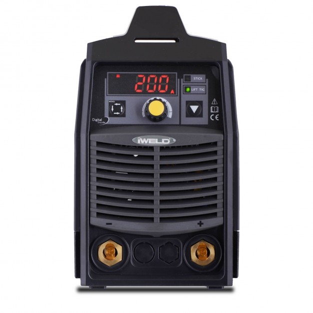 Iweld HD 200 A-os inverteres MMA / AWI hegesztő + tartozékok