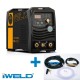 Iweld Gorilla Supertig AC/DC 200 A-os inverteres hegesztő + tartozék