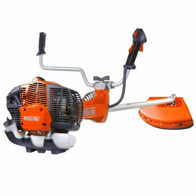 Oleo-Mac ipari benzines fűkasza 52,5cm³ / 3,3Le , damilfej +kés +hám