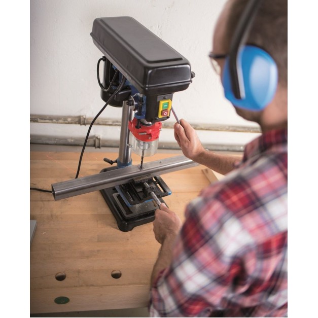 Scheppach lézeres, állványos fúrógép 500W, 13 mm tokmány + gépsatu