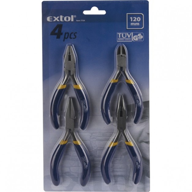 Extol mini fogó készlet 4db-os