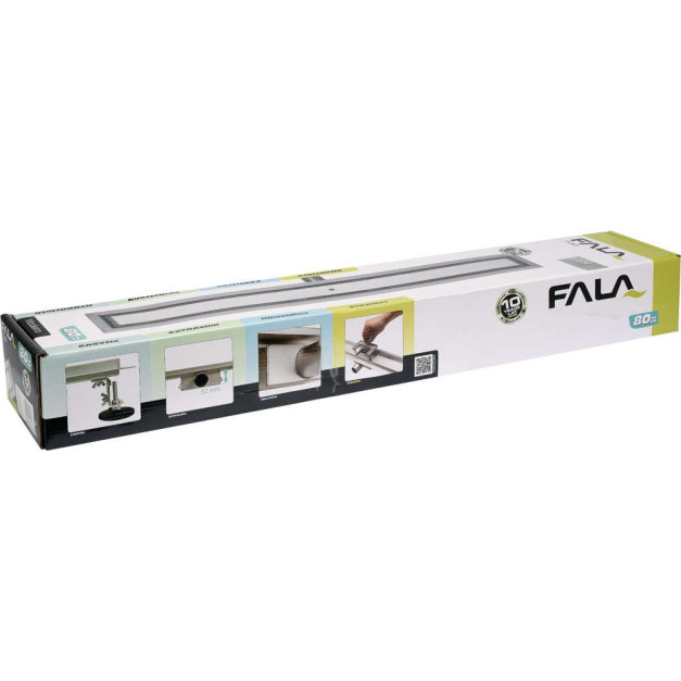 FALA Madeira Inox zuhanylefolyó 80cm
