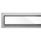 FALA White Glass Inox zuhanylefolyó 80cm