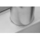 FALA White Glass Inox zuhanylefolyó 80cm