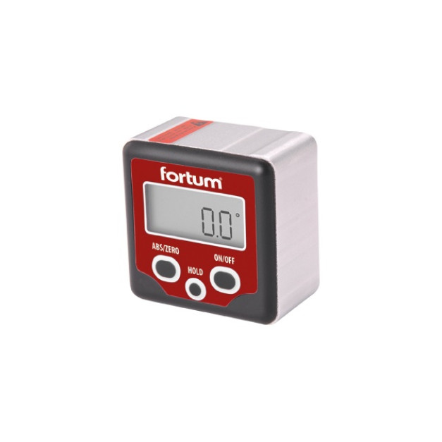 Fortum digitális szögmérő, mérési tartomány: ±180°