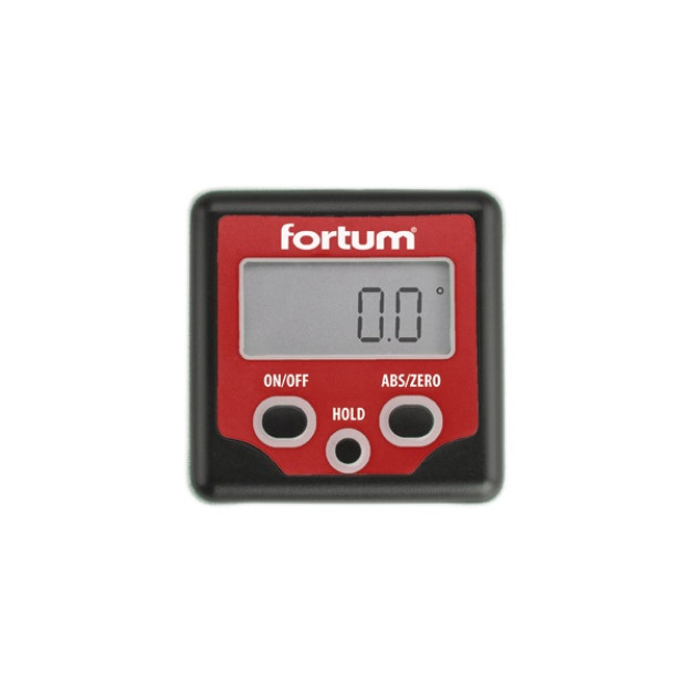 Fortum digitális szögmérő, mérési tartomány: ±180°