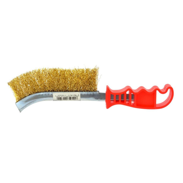 GEKO keskeny sárgaréz drótkefe 240 mm
