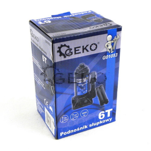 Geko 6 tonnás olaj emelő 188-360 mm