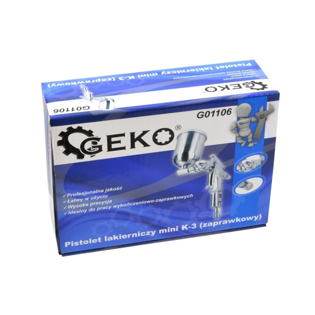 Geko Mini K-3 festékszóró pisztoly 200ml-es
