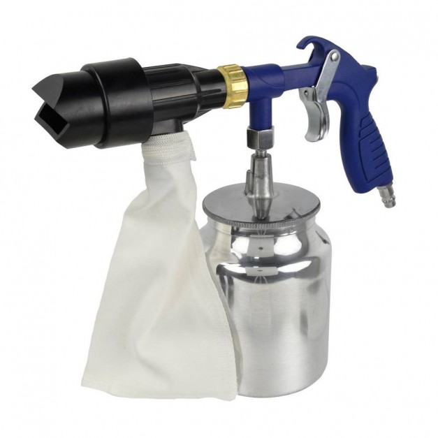 Geko homkfúvó pisztoly 200 l/perc, 1/4"+ 1kg homok