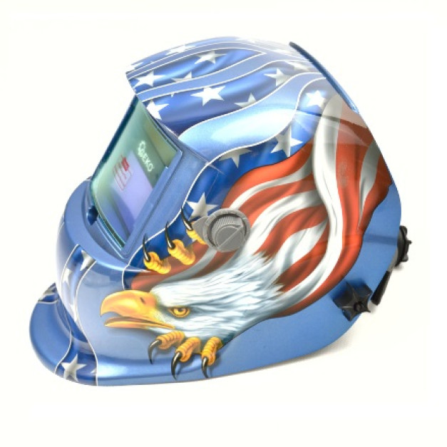 Geko automata hegesztő pajzs, amerikai mintás