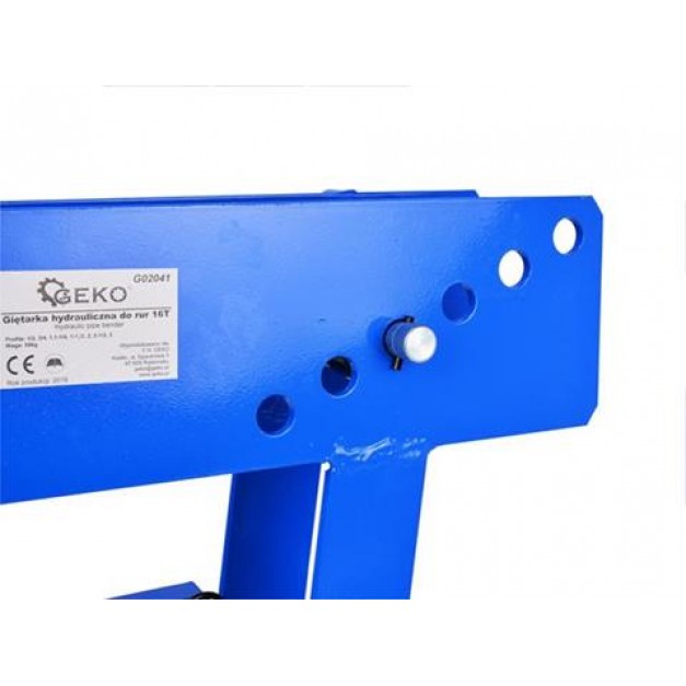 Geko 16 tonnás hidraulikus csőhajlító, 1/2"-3"