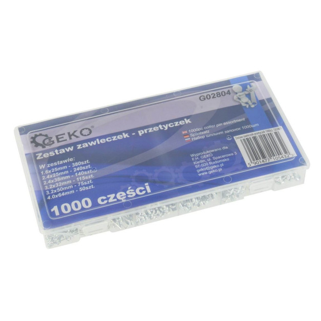 GEKO sasszeg készlet 1000 részes