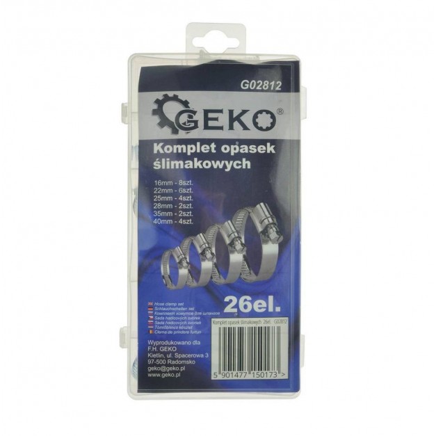 GEKO bilincs készlet 26 db-os