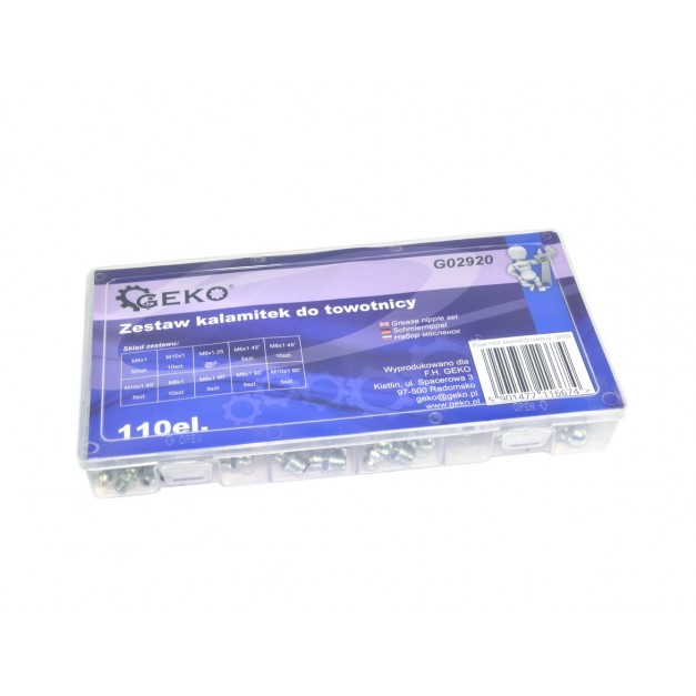 Geko Zsírzógomb (zsírzófej) készlet 110db-os