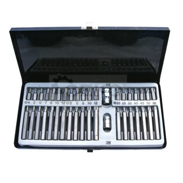 Geko 40 db-os imbusz-torx készlet  kofferban