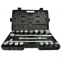 GEKO 21 darabos dugókulcskészlet 3/4" 19-50mm, 12 lapfejű