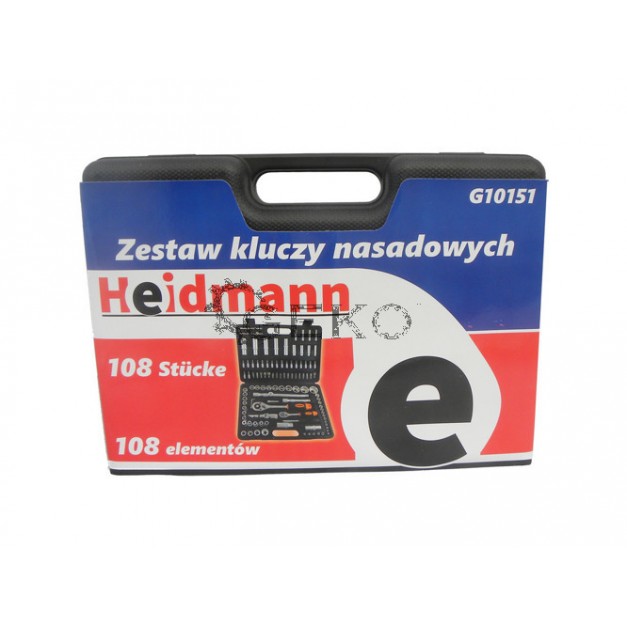 Geko (Heidmann) 108db-os 1/2 "-os és 1/4"-os krovakészlet