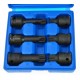 Geko 6 részes spline gépi dugókulcs készlet, 1/2", M14-M18