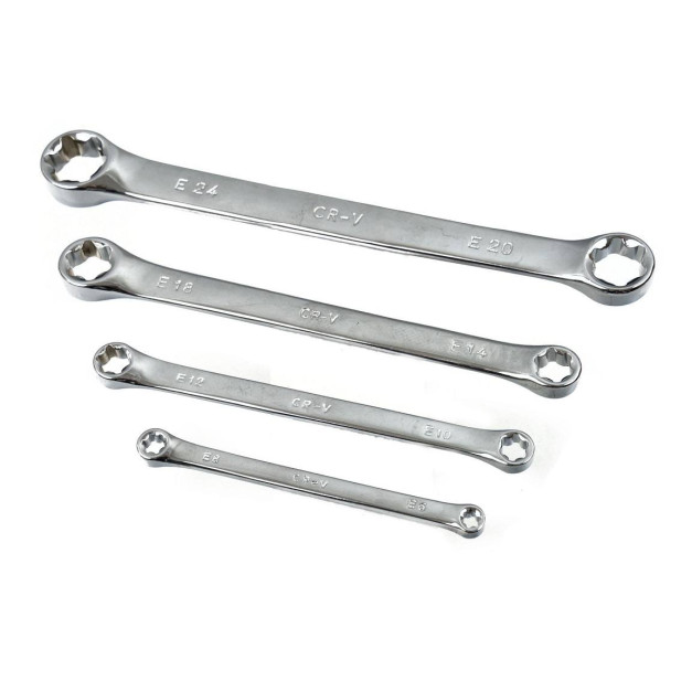 GEKO torx csillagkulcs készlet 4 db-os E6-E24