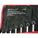Geko csillagkulcs készlet 12db; 6-32mm, CrV, vászon tartóban