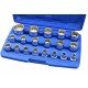 Geko 19 db-os univerzális 12 szögű dugókulcs készlet 1/2", 8-32mm