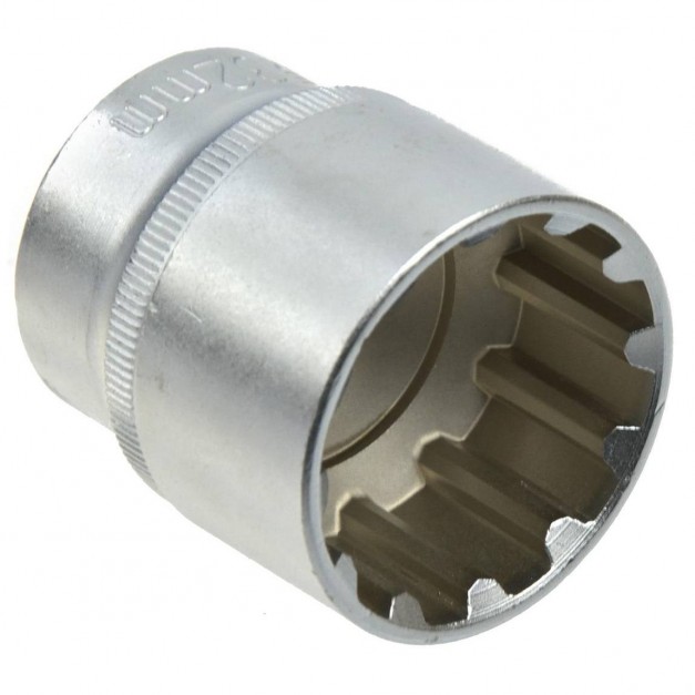 Geko 19 db-os univerzális 12 szögű dugókulcs készlet 1/2", 8-32mm