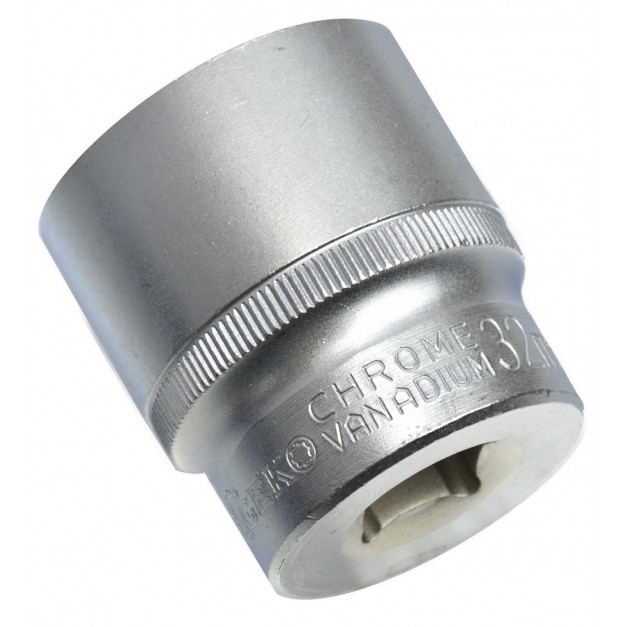 Geko 19 db-os univerzális 12 szögű dugókulcs készlet 1/2", 8-32mm