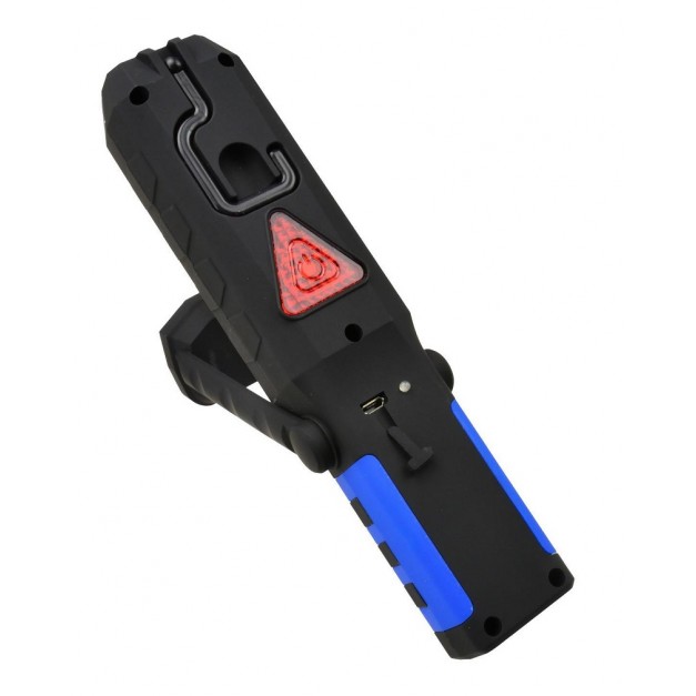 Geko COB LED szerelőlámpa 230/12V, 3W, 2.8Ah Li-ion+USB töltő