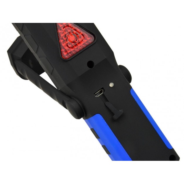 Geko COB LED szerelőlámpa 230/12V, 3W, 2.8Ah Li-ion+USB töltő