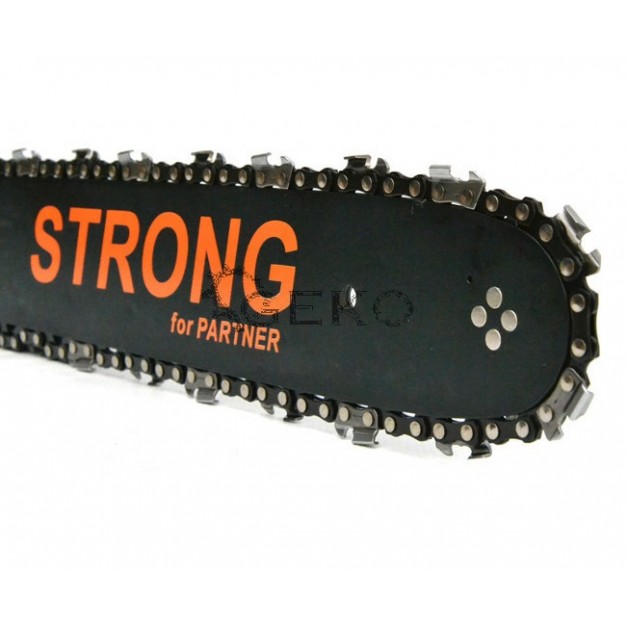 Geko láncvezető + 2db lánc 14 "3/8" Partner fűrészhez