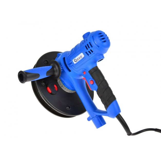 GEKO 800 W-os kézi fal és mennyezet csiszoló, LED munkafény