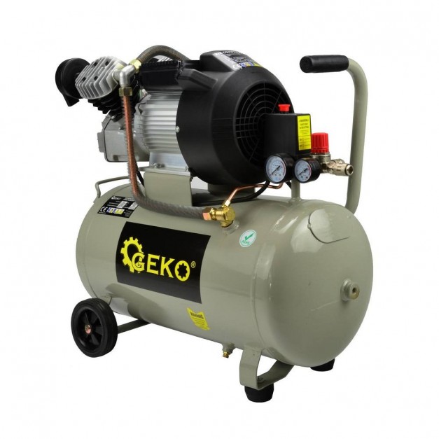 Geko 50 literes 2 hengeres kompresszor 2.2Kw-os