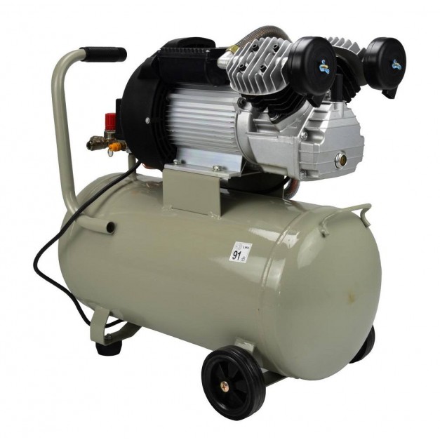 Geko 50 literes 2 hengeres kompresszor 2.2Kw-os