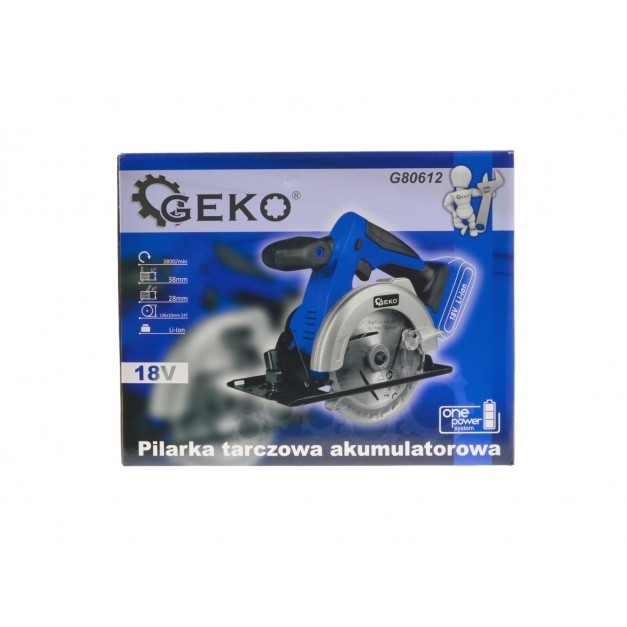 GEKO Akkus körfűrész géptest, 18V , Li-Ion