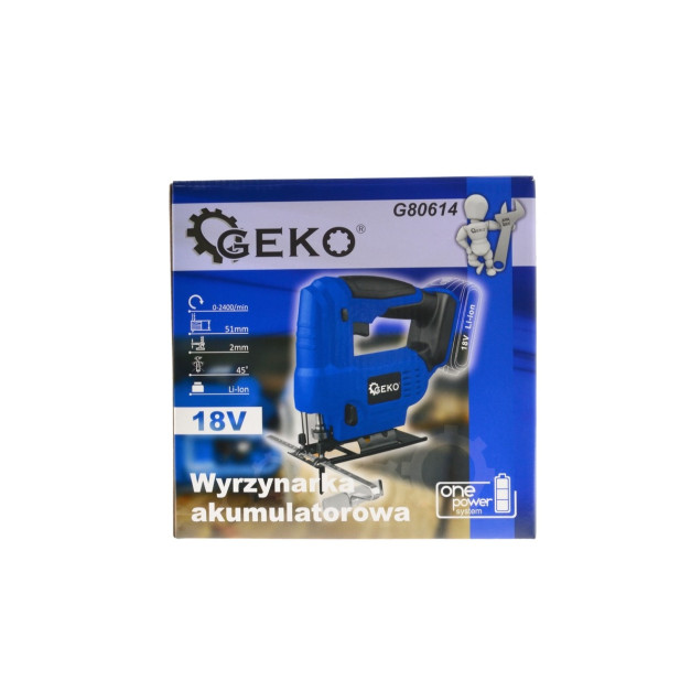 GEKO Akkus dekopírfűrész géptest / 18 V Li-Ion