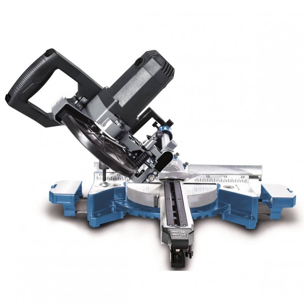 Scheppach kétsebességes, csúszósínes lézeres gérvágó 1700W/216mm