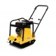 Kraft&Dele 92 kg-os benzines lapvibrátor, LONCIN motorral