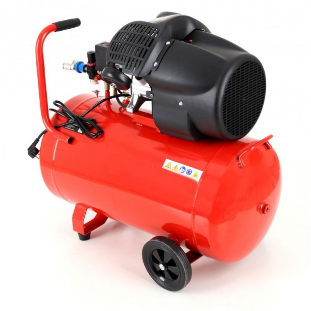 Kraft&Dele 100 literes 2 hengeres olajos kompresszor 3 kW, 530L/min