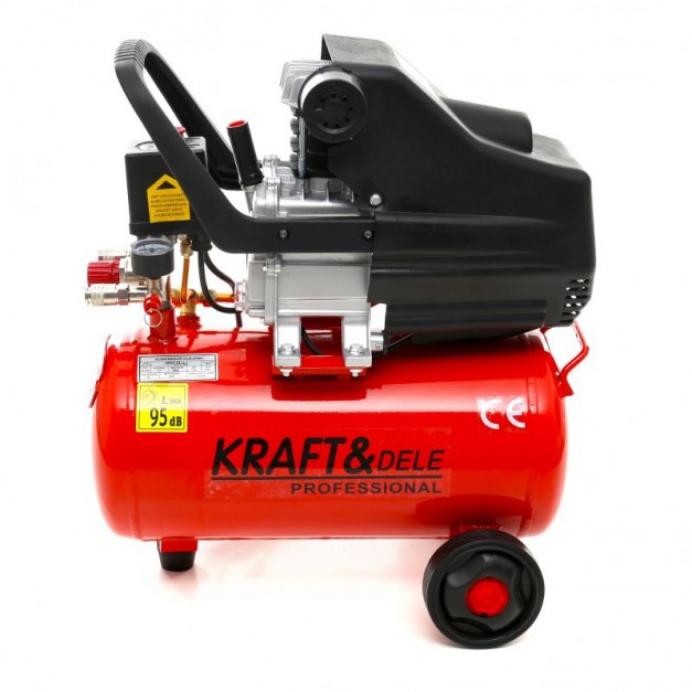 Kraft&Dele 24 literes olajos kompresszor  8 bar, 206 L/min
