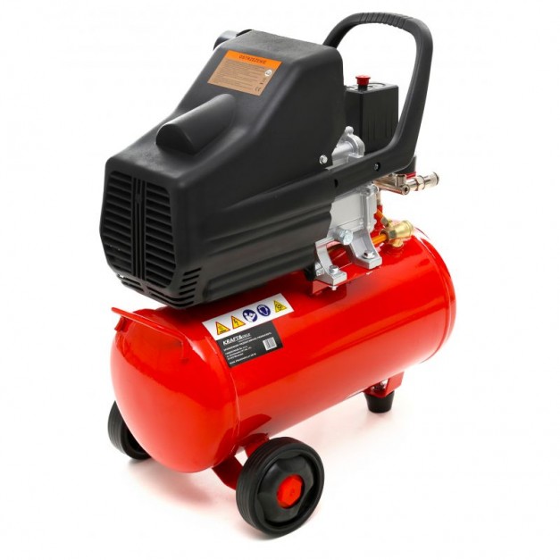 Kraft&Dele 24 literes olajos kompresszor  8 bar, 206 L/min