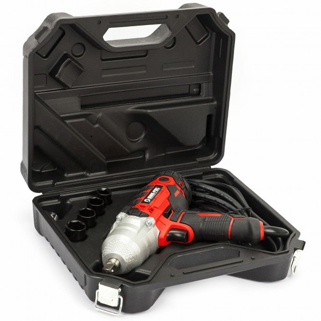 Marpol elektromos ütvecsavarozó 1/2" 720Nm + dugófejek