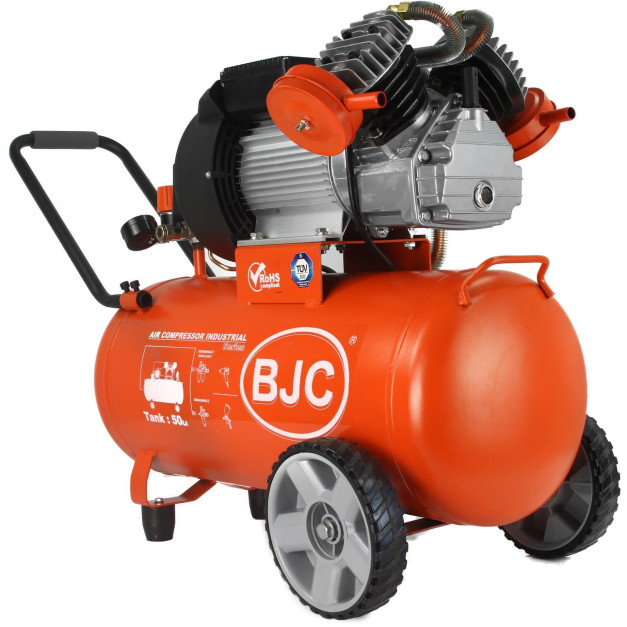 BJC profi 50 literes 2 hengeres olajos kompresszor 390L/ p 10 BAR