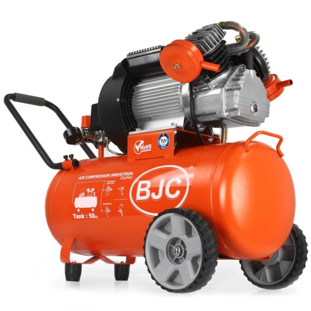 BJC profi 50 literes 2 hengeres olajos kompresszor 390L/ p 10 BAR