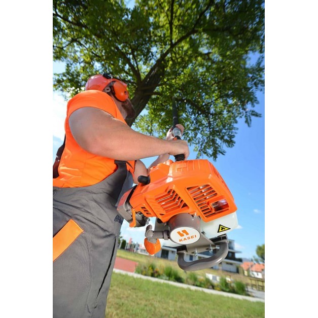 Kasei benzines magassági ágvágó fűrész 27cm3